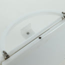 LOUIS VUITTON Hand Bag plastic White LV Auth 153794SAM-17
