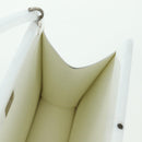 LOUIS VUITTON Hand Bag plastic White LV Auth 153794SAM-19