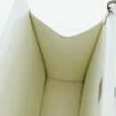 LOUIS VUITTON Hand Bag plastic White LV Auth 153794SAM-20