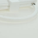 LOUIS VUITTON Hand Bag plastic White LV Auth 153794SAM-7