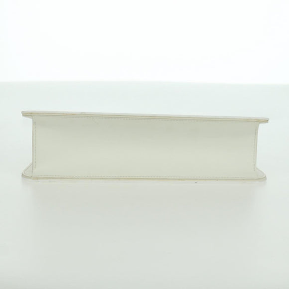 LOUIS VUITTON Hand Bag plastic White LV Auth 153794SAM