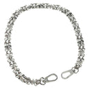 LOUIS VUITTON Chain Strap metal Silver tone LV Auth 153797SAM-1