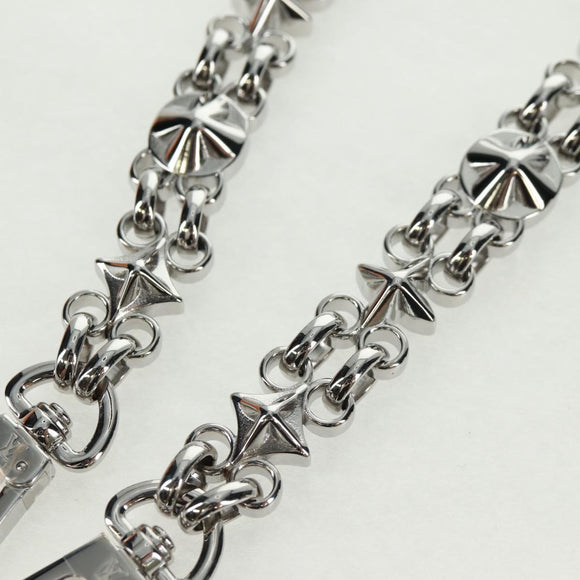 LOUIS VUITTON Chain Strap metal Silver tone LV Auth 153797SAM