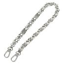 LOUIS VUITTON Chain Strap metal Silver tone LV Auth 153797SAM-6