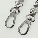 LOUIS VUITTON Chain Strap metal Silver tone LV Auth 153797SAM-7
