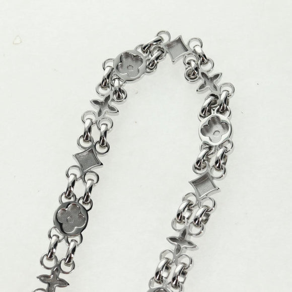LOUIS VUITTON Chain Strap metal Silver tone LV Auth 153797SAM