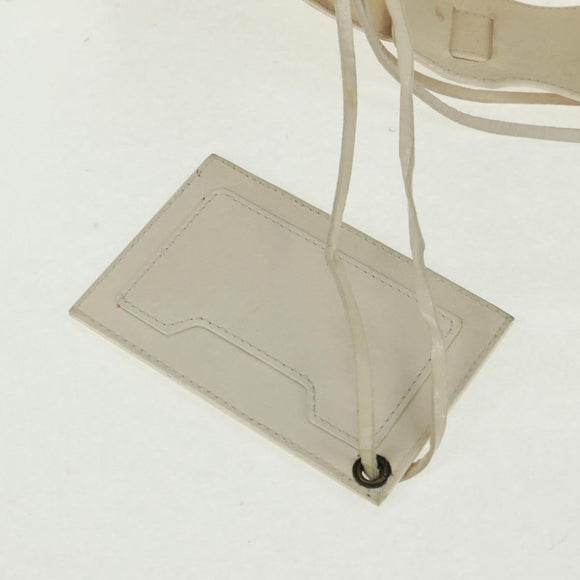 BALENCIAGA City Hand Bag Leather 2way White 115748 Auth 153799V