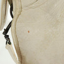 BALENCIAGA City Hand Bag Leather 2way White 115748 Auth 153799V-2