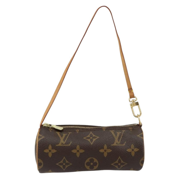 LOUIS VUITTON Monogram Papillon Pouch LV Auth 153802