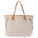 LOUIS VUITTON Damier Azur Neverfull MM Tote Bag N41605 LV Auth 153808-13