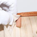 LOUIS VUITTON Damier Azur Neverfull MM Tote Bag N41605 LV Auth 153808-12