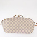 LOUIS VUITTON Damier Azur Neverfull MM Tote Bag N41605 LV Auth 153808-5