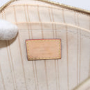 LOUIS VUITTON Damier Azur Neverfull MM Pouch LV Auth 153809-19