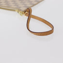 LOUIS VUITTON Damier Azur Neverfull MM Pouch LV Auth 153809-8