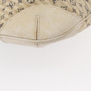 LOUIS VUITTON Monogram Mini Lin Croisette Marina PM Bag Blue M95494 Auth 153810-9