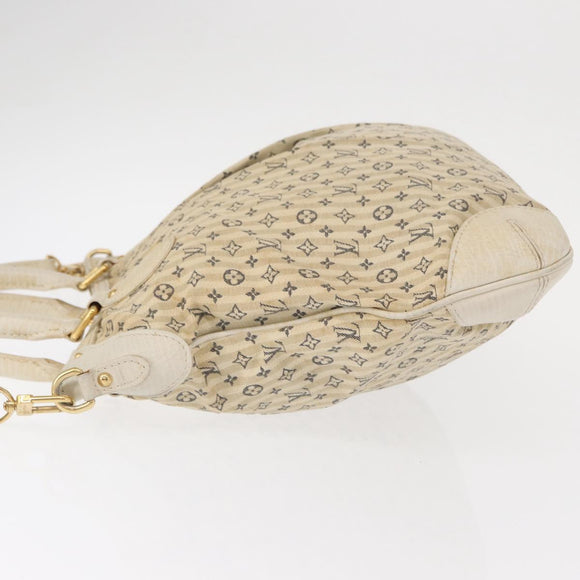 LOUIS VUITTON Monogram Mini Lin Croisette Marina PM Bag Blue M95494 Auth 153810