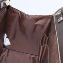 BURBERRY Nova Check Blue Label Tote Bag Canvas Beige Silver Auth 153811-19