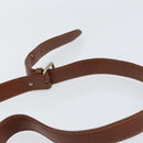 Burberrys Nova Check Shoulder Bag PVC Green Gold Auth 153812-8