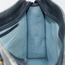 GUCCI GG Supreme Sherry Line Hand Bag PVC Navy Gold Auth 153814-19