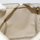 GUCCI GG Supreme Hand Bag PVC White gold 189895 Auth 153815-21