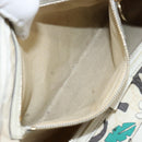 GUCCI GG Supreme Hand Bag PVC White gold 189895 Auth 153815-23