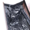 Salvatore Ferragamo Gancini Shoulder Bag Leather Dark Brown Gold Auth 153818-20