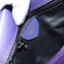 CELINE Shoulder Bag Suede Purple Gold Auth 153820-19