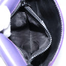 CELINE Shoulder Bag Suede Purple Gold Auth 153820-11