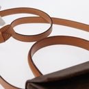 CELINE Macadam Canvas Hand Bag PVC Leather 2way Brown Gold Auth 153821-14