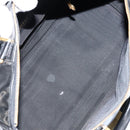 CHANEL Boston Bag Patent leather 2way Black Gold CC Auth 153822-11