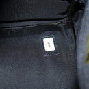 CHANEL Boston Bag Patent leather 2way Black Gold CC Auth 153822-12