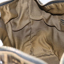 FENDI Zucca Canvas Vanity Pouch Black Brown Auth 153823-22