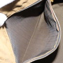 FENDI Zucca Canvas Vanity Pouch Black Brown Auth 153823-11