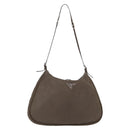 PRADA Shoulder Bag Nylon Brown Auth 153825-1