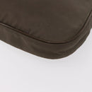 PRADA Shoulder Bag Nylon Brown Auth 153825-11
