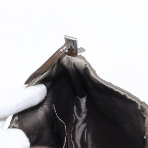 PRADA Shoulder Bag Nylon Brown Auth 153825