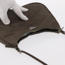 PRADA Shoulder Bag Nylon Brown Auth 153825-6