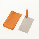 PRADA Chain Shoulder Bag Nylon Orange Gold Auth 153828V-25