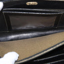 FENDI Zucca Canvas Hand Bag Black Brown Auth 153829-10