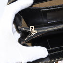 FENDI Zucca Canvas Hand Bag Black Brown Auth 153829-22