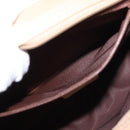 Burberrys Nova Check Shoulder Bag Nylon Beige Gold Auth 153830-22