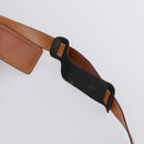 CELINE Macadam Canvas Boston Bag PVC 2way Brown Gold Auth 153834-14