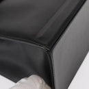 Christian Dior Tote Bag Leather Black Gold Auth 153835-9