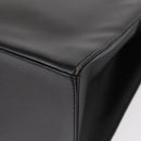 Christian Dior Tote Bag Leather Black Gold Auth 153835-16