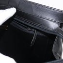 Christian Dior Tote Bag Leather Black Gold Auth 153835-21