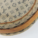 LOUIS VUITTON Monogram Mini Jeanne GM Shoulder Bag Blue Gold M92000 Auth 153839-16