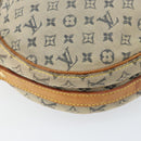 LOUIS VUITTON Monogram Mini Jeanne GM Shoulder Bag Blue Gold M92000 Auth 153839-17