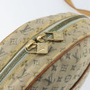 LOUIS VUITTON Monogram Mini Jeanne GM Shoulder Bag Blue Gold M92000 Auth 153839-18