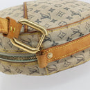 LOUIS VUITTON Monogram Mini Jeanne GM Shoulder Bag Blue Gold M92000 Auth 153839-5
