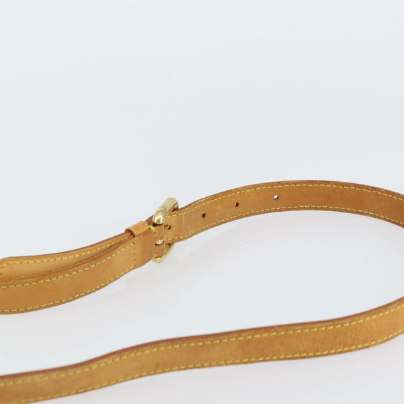 LOUIS VUITTON Monogram Mini Jeanne GM Shoulder Bag Blue Gold M92000 Auth 153839